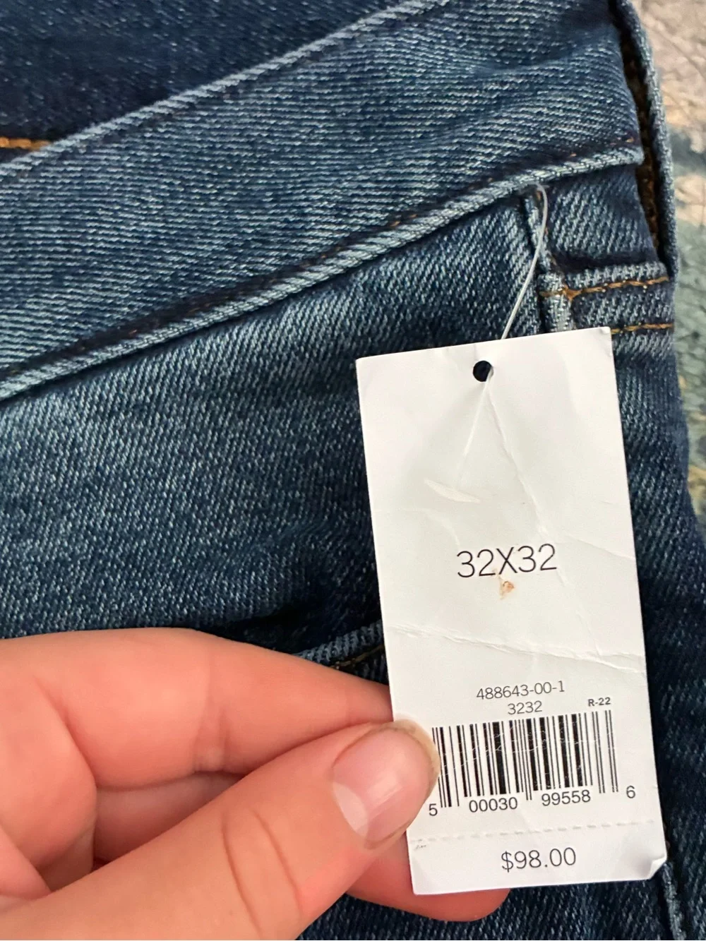 Banana Republic Slim Men’s Jeans in Dark Blue Wash